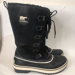 Sorel Tivoli Black Tall Waterproof Boots